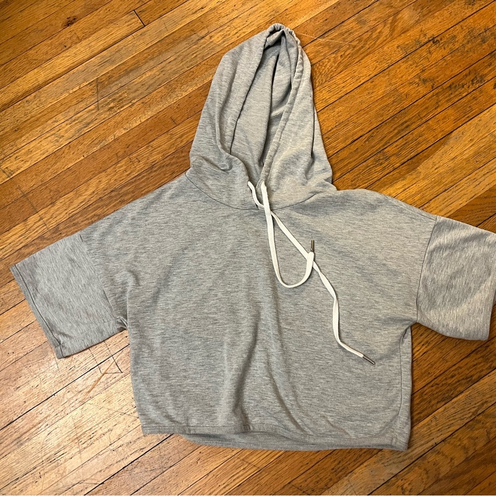 Womens crop top hoodie